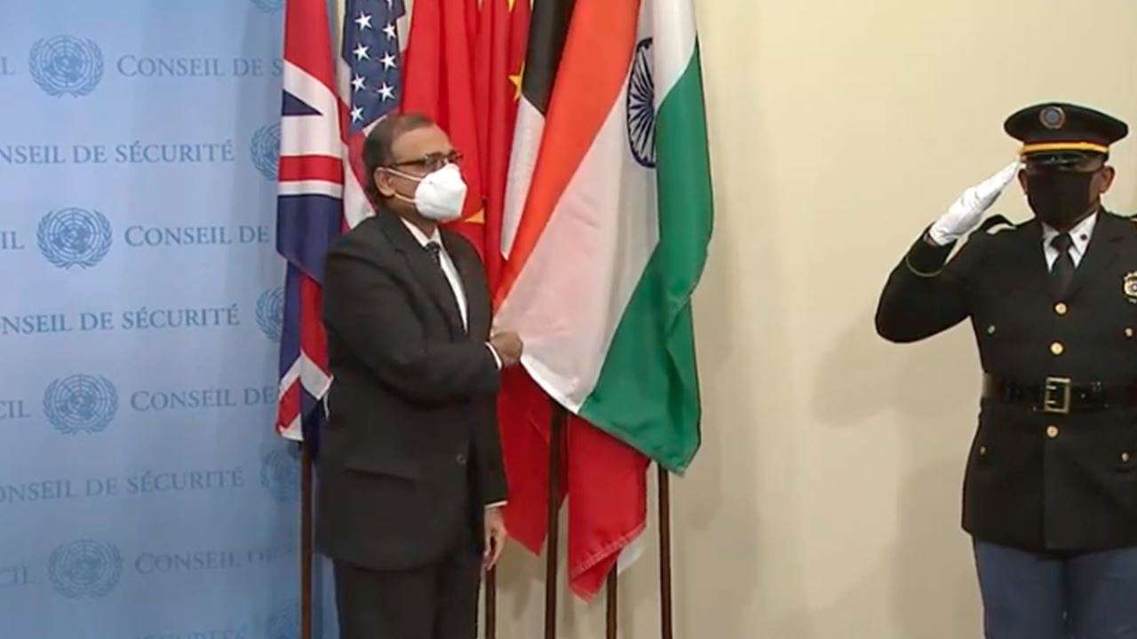 Indian envoy raises Indian flag at UNSC