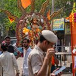 Delhi police ramp up security as people take out Ram Navami procession