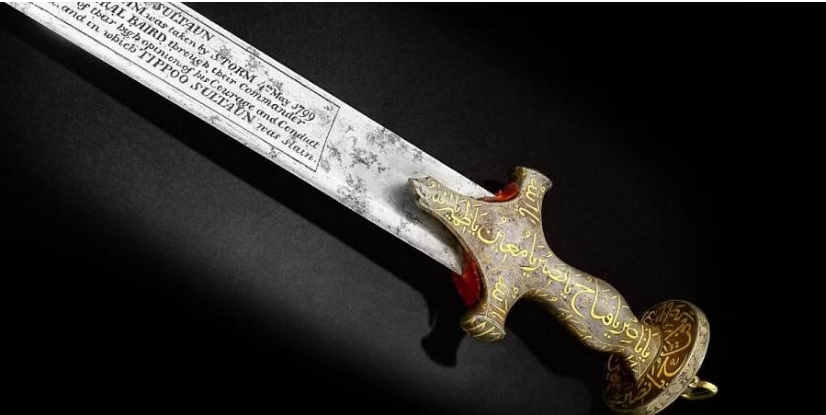 Tipu Sultan's bedchamber sword fetches over 14 million pounds in London art auction