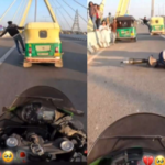 SIGNATURE BRIDGE, DELHI POLICE, STUNT, AUTO,