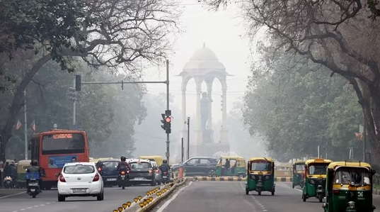 Residents of Delhi and Noida experience light rainfall and cooler temperatures as the India Meteorological Department issues weather updates for the region.