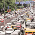 Delhi traffic snarls were reported from across the city owing to the downpour.