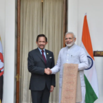 Prime Minister Narendra Modi and Sultan Hassanal Bolkiah meet to discuss strengthening space and defence cooperation during Modi's historic visit to Brunei.