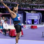 Sumit Antil throws 70.59m to win gold and set a new Paralympic record in javelin at the Paris 2024 Games, marking his second consecutive gold medal.
