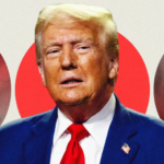 Elon Musk and Donald Trump laughing together at an event. Musk's endorsement of Trump has sparked significant backlash due to their shared anti-union views.