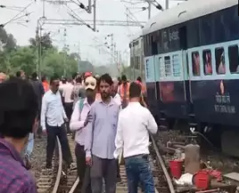 Two coaches of the Indore-Jabalpur Express derail but no injuries reported.