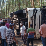 Two Students Killed, Several Injured as Tourist Bus Overturns in Munnar