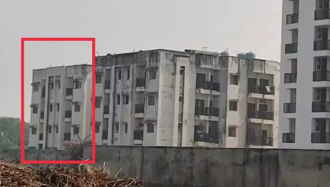 Building 17 at Al-Falah University, the hostel block where Room 13 was used as a meeting point in the Delhi terror plot investigation.