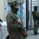 NIA officials conduct raids in Kashmir as part of a terror conspiracy investigation.